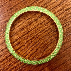 Lilly Pulitzer bracelet, green and gold